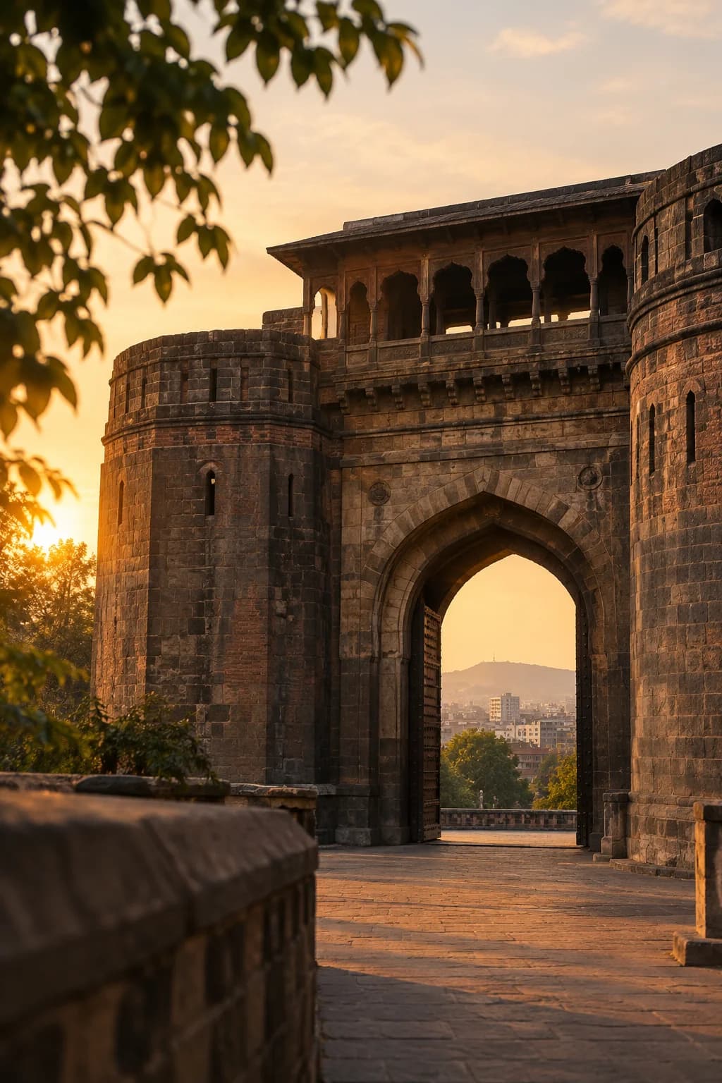 Shaniwar Wada at golden hour, Pune