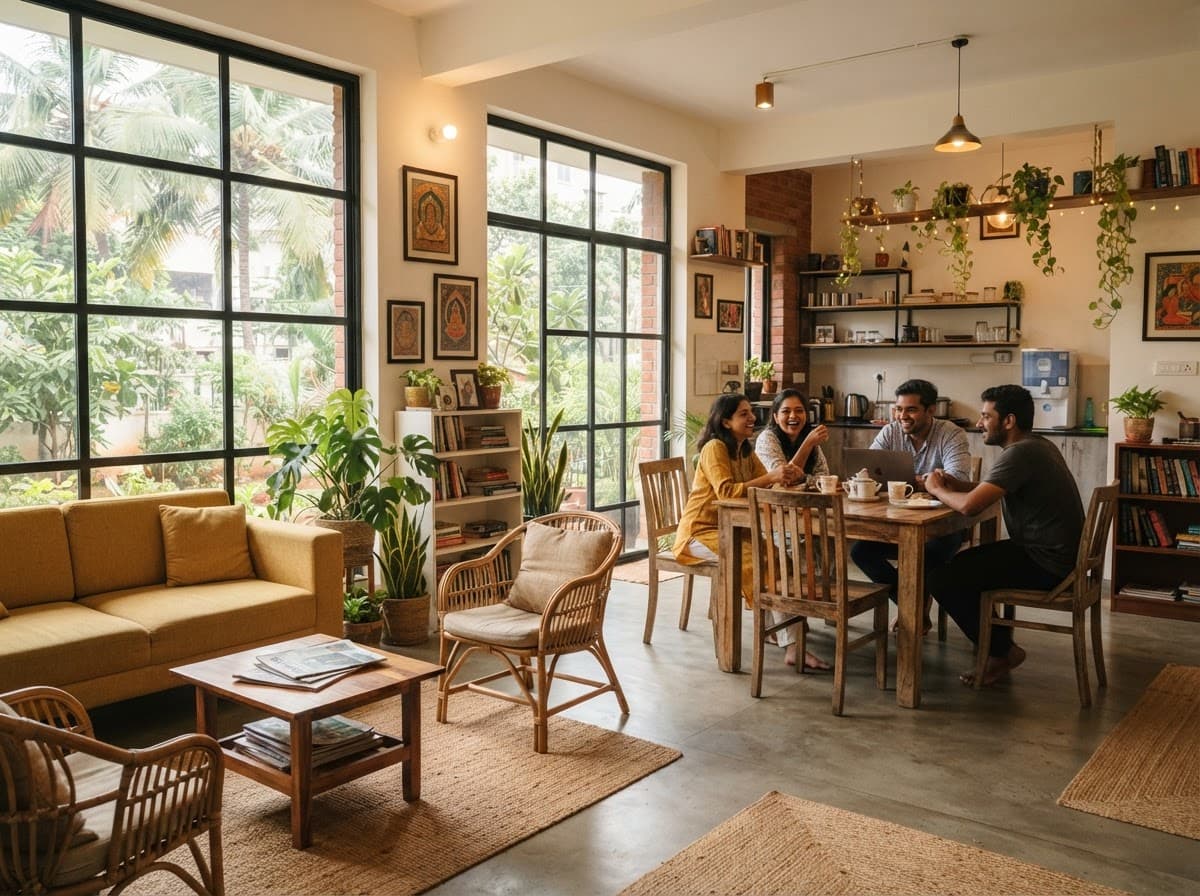 Co-living & PG property managed with Rentesy